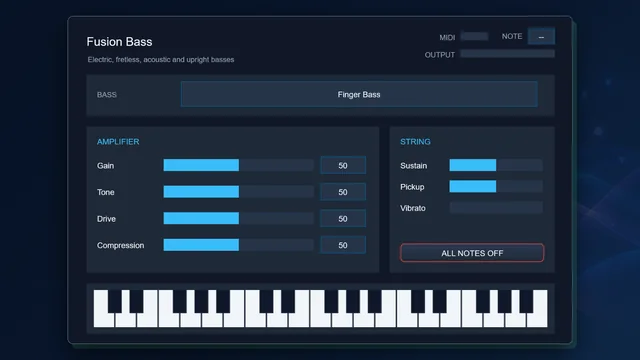 Fusion Bass in a development build
