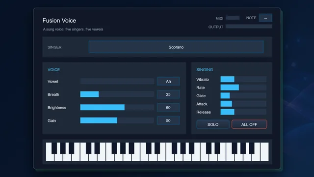 Fusion Voice in a development build