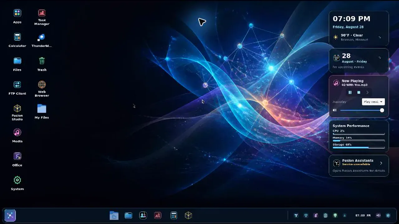 FUSION: Cloud connected application and node environment