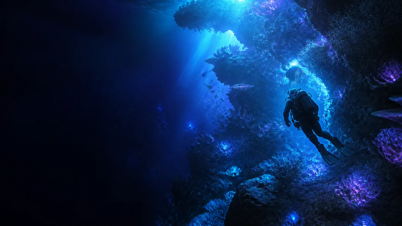 FUSION: Player presenting an immersive underwater experience