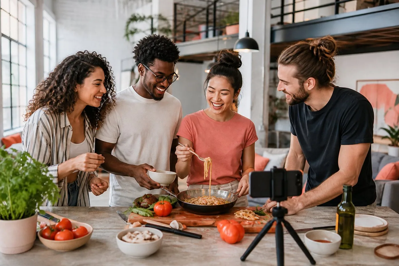 FUSION: Social creators sharing a live community experience